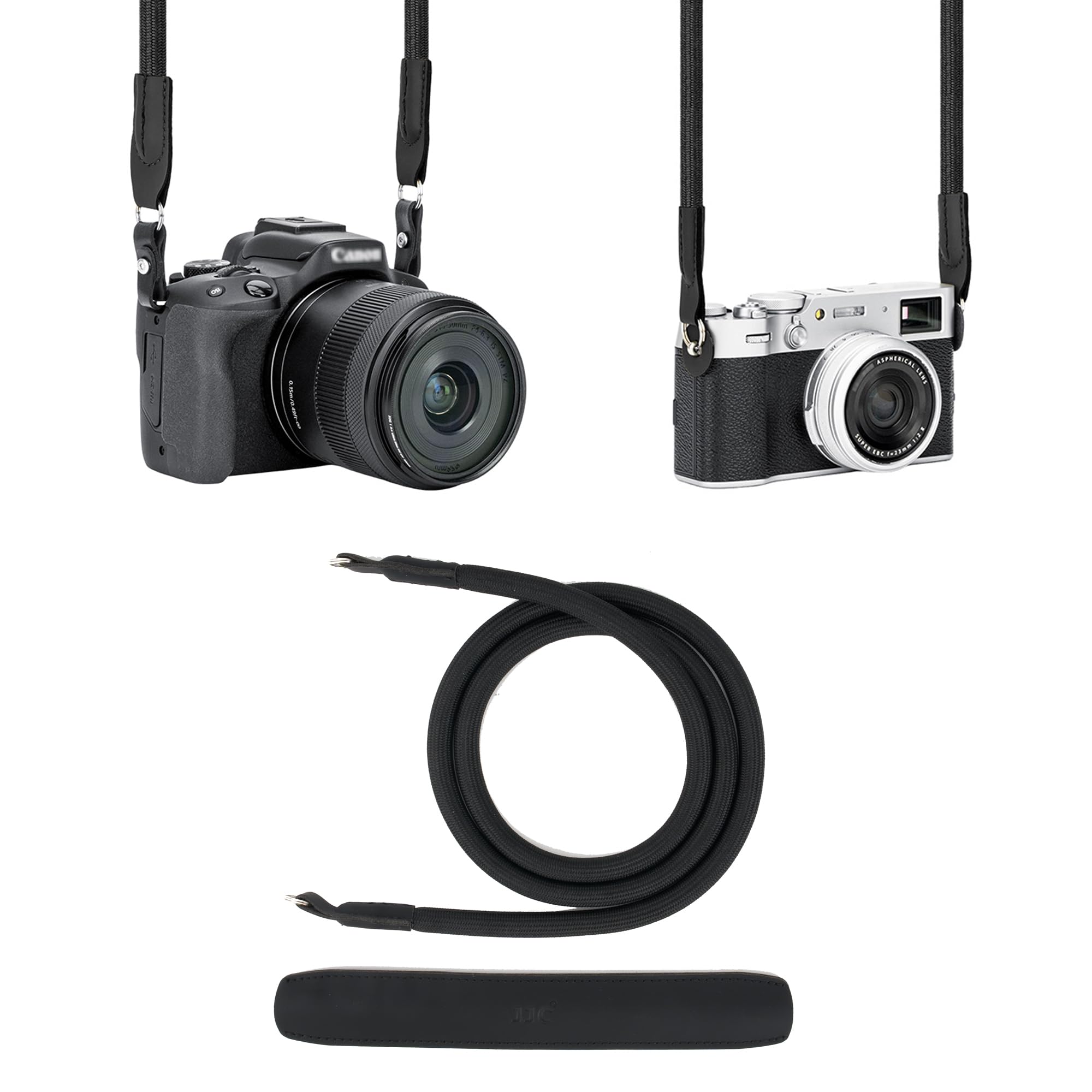 Amazon.com: JJC 100cm Braided Rope Neck Shoulder Strap for Canon